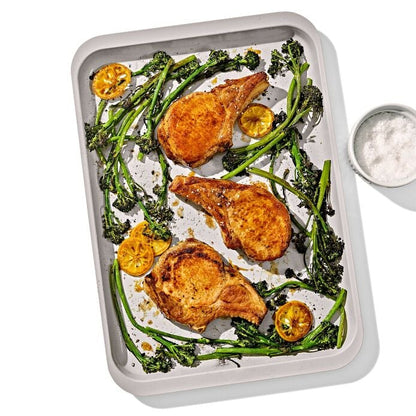 Non-Stick Pro Ceramic Coated Metal Bakeware 3Pc Set - Biscuit - US 6074