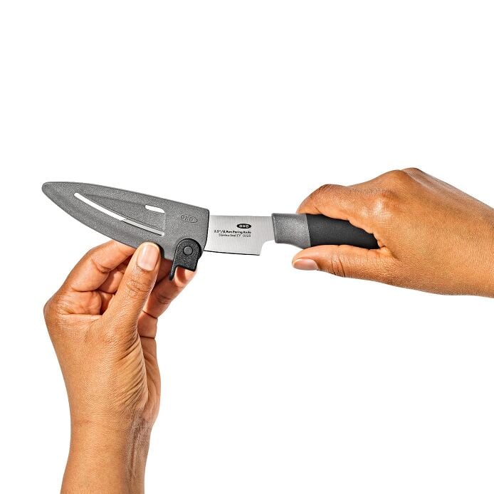 3.5 in Paring Knife with Locking Sheath - US 4221