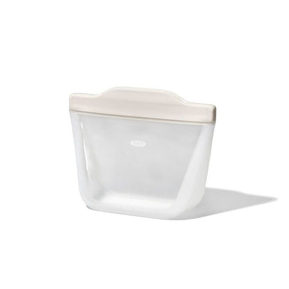 Silicone Reusable Bag - Stand-Up Snack (12 oz) – Oat - US 7766