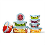 16-Piece Smart Seal Glass Everyday Container Set - Arctic Blue - US 6015