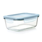 Smart Seal 8-Cup Glass Rectangle Container - Arctic Blue - US 4108