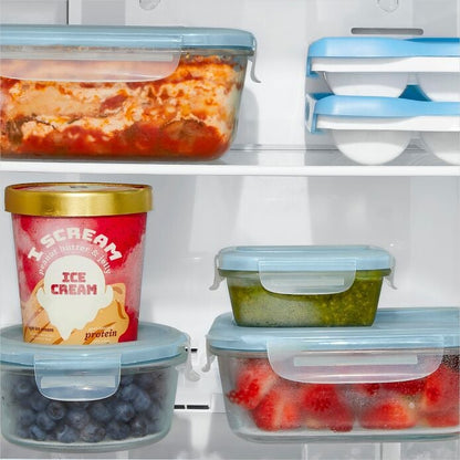 30-Piece Smart Seal Container Set - Arctic Blue - US 3150