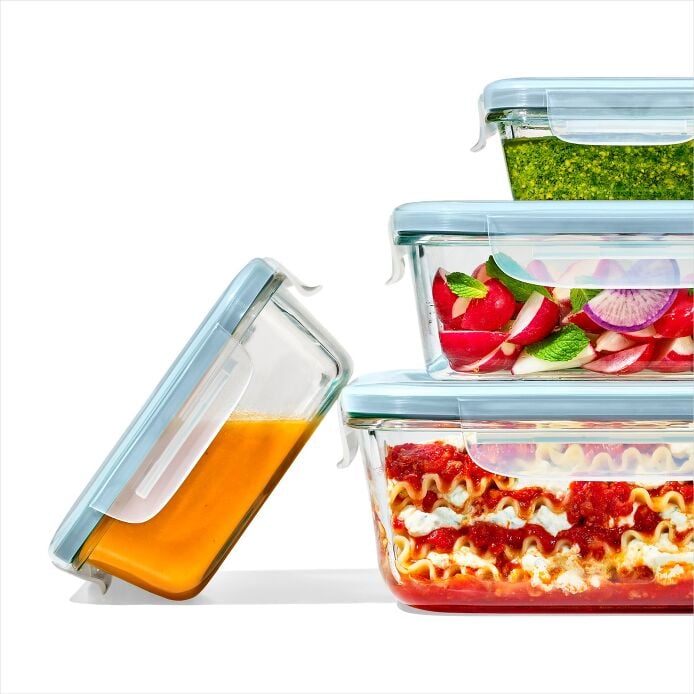 30-Piece Smart Seal Container Set - Arctic Blue - US 3150