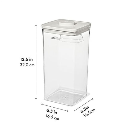 POP Container with Scoop — Big Square Tall — 6 Qt/5.7 L - US 0364