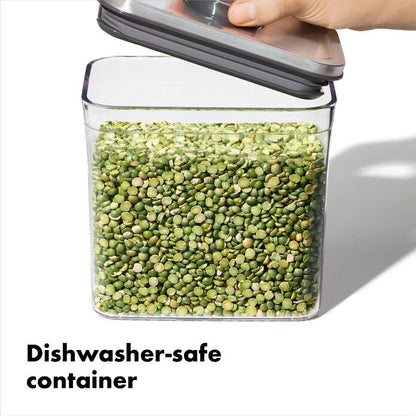 Steel POP Container - Small Square Short (1.1 Qt) - US 1418