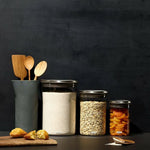 Steel 3-Piece POP Round Canister Graduated Set - US 2308