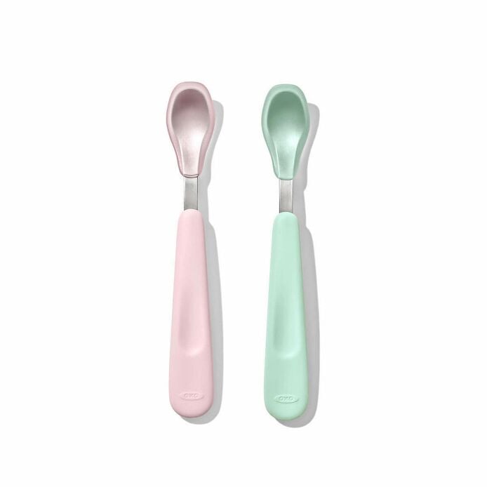 Feeding Spoon Set with Soft Silicone - US 7064
