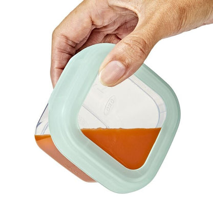 Baby Blocks Food Storage Containers (4 oz) - Opal - US 7673